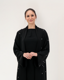 Dazzling Day to Evening Black Abaya
