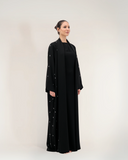 Dazzling Day to Evening Black Abaya